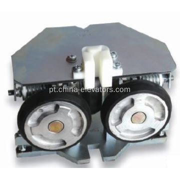 Sapata de guia de rolos para cabine e CWT 100 mm